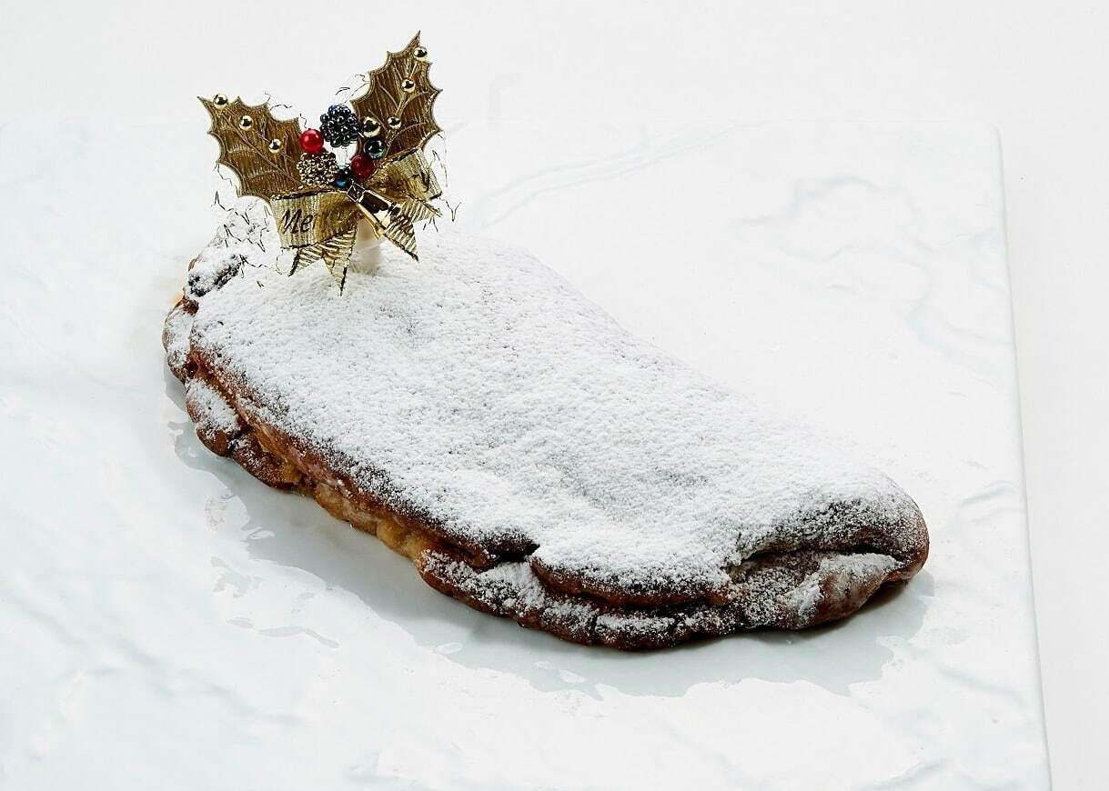 ウェスティン都ホテル京都の2022年クリスマスケーキ、“雪積もる森”をイメージしたピスタチオケーキ｜写真5