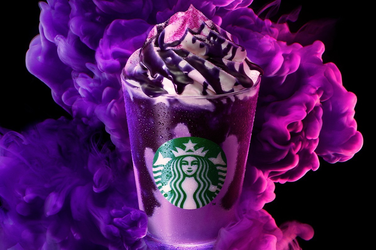 スターバックス「パープル ハロウィン フラペチーノ」