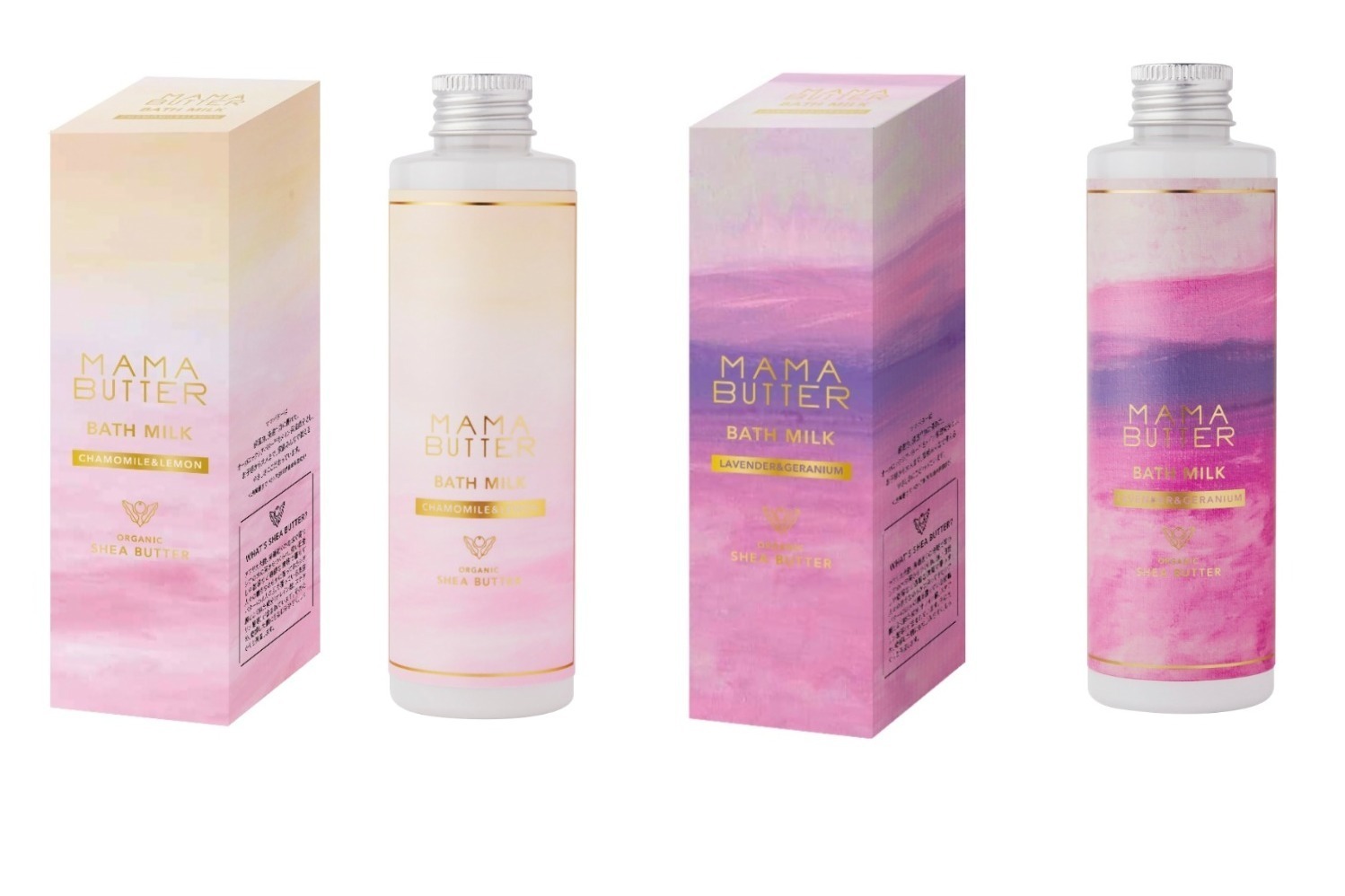 ママバター"天然精油香る”高保湿バスミルク、人気アーティスト・山崎美弥子の絵画パッケージで