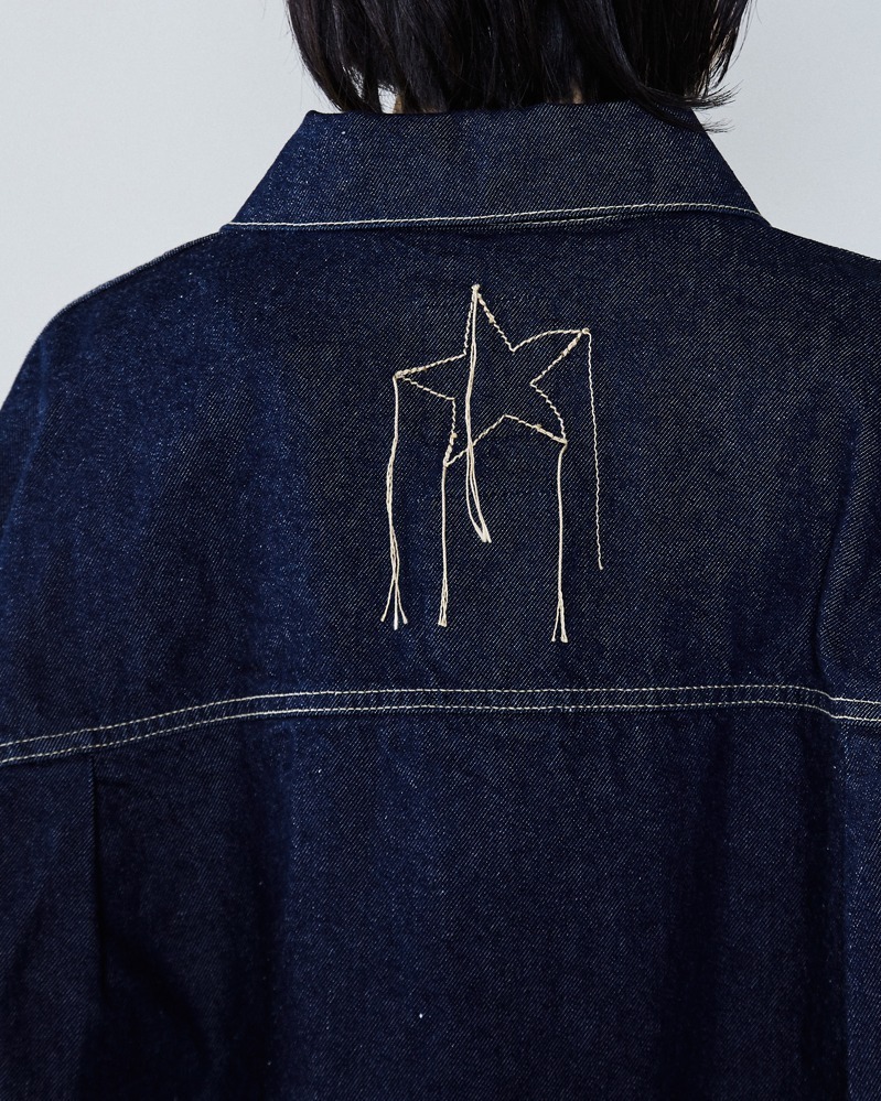 コンバース トウキョウ×クロのデニムジャケット、バックに“星”モチーフを刺繍｜写真12