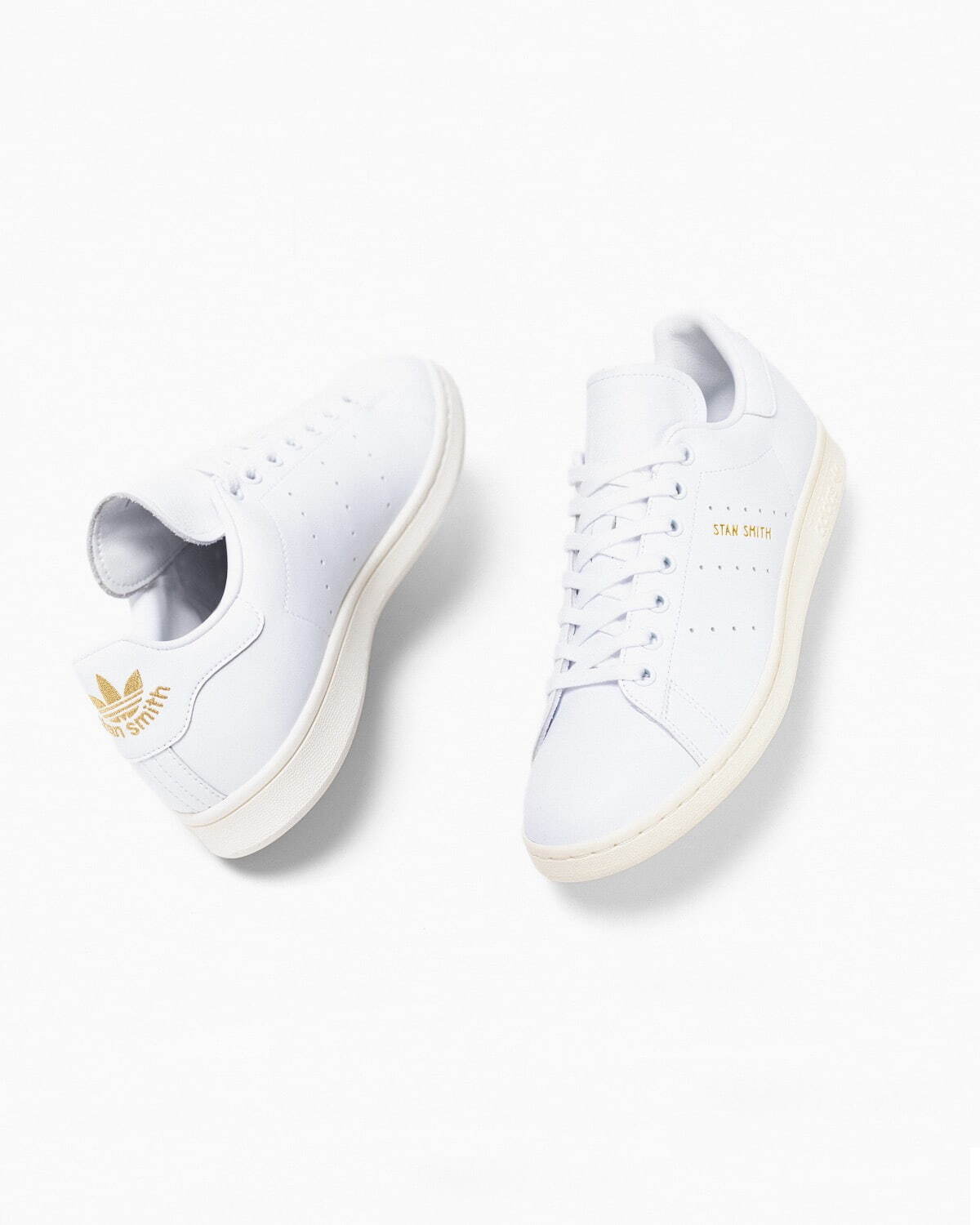 【新品23.5cm】adidas スタンスミス ホワイト/レッド/ゴールド刻印