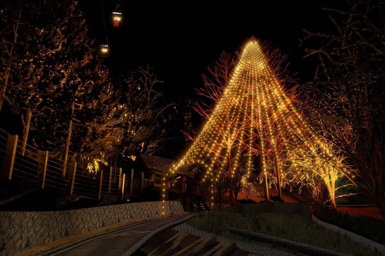 神戸布引ハーブ園”ボタニカル×古城”のクリスマス、高さ25mの巨大ツリー＆クリスマスマーケット｜写真4