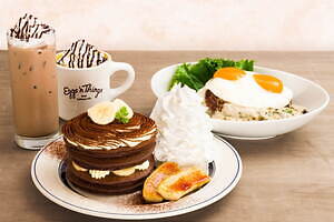 エッグスンシングス(Eggs 'n Things) ティラミスバナナパンケーキ｜写真1