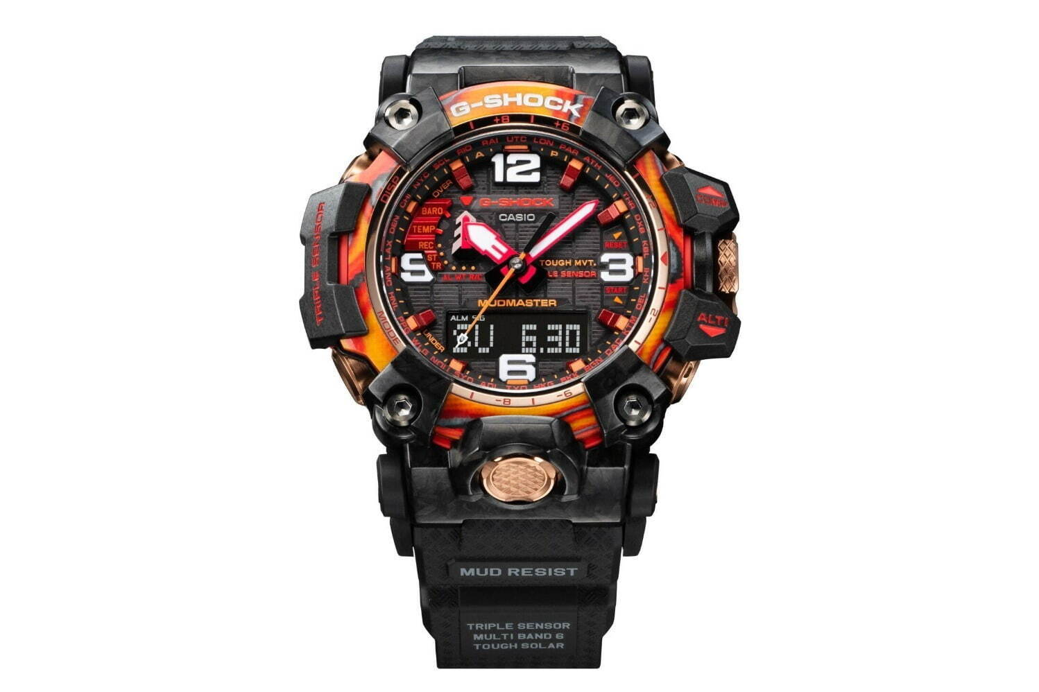 G-SHOCKの腕時計に“太陽フレア”着想モデル、「MT-G」＆「マッド 
