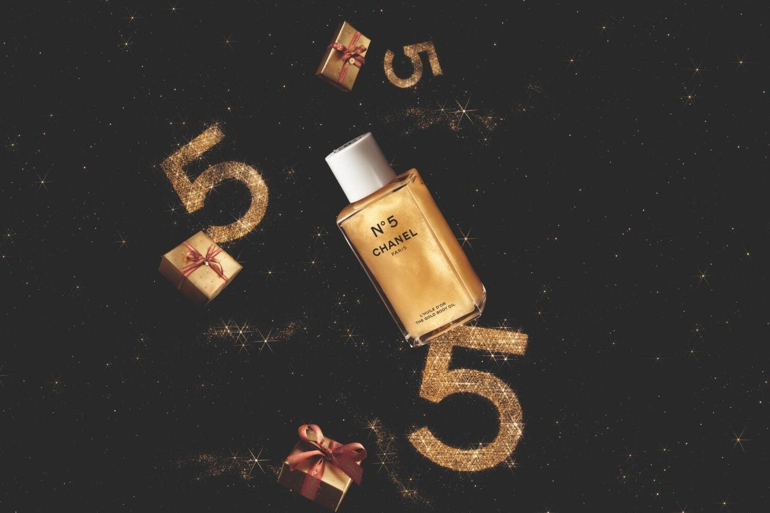 CHANEL · N° 5 The Gold Body Oil & Coco Mademoiselle Pearly Body Gel,  Holiday 2022