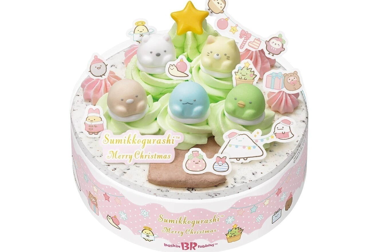 アイスクリームケーキ｜サーティワン2022年クリスマス「すみっコぐらし」や「マイメロディ＆クロミ」のアイスクリームケーキ