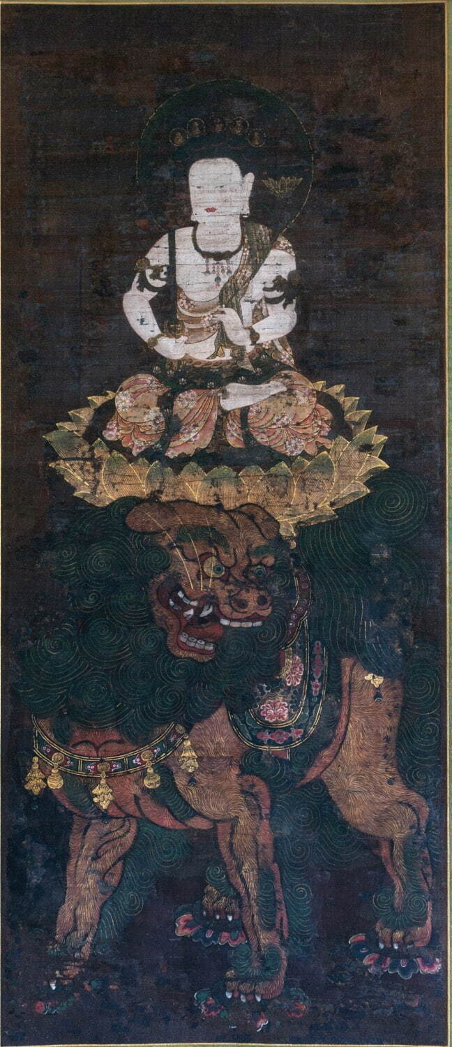 《五髻文殊菩薩像》鎌倉時代 個人蔵 杉本博司撮影