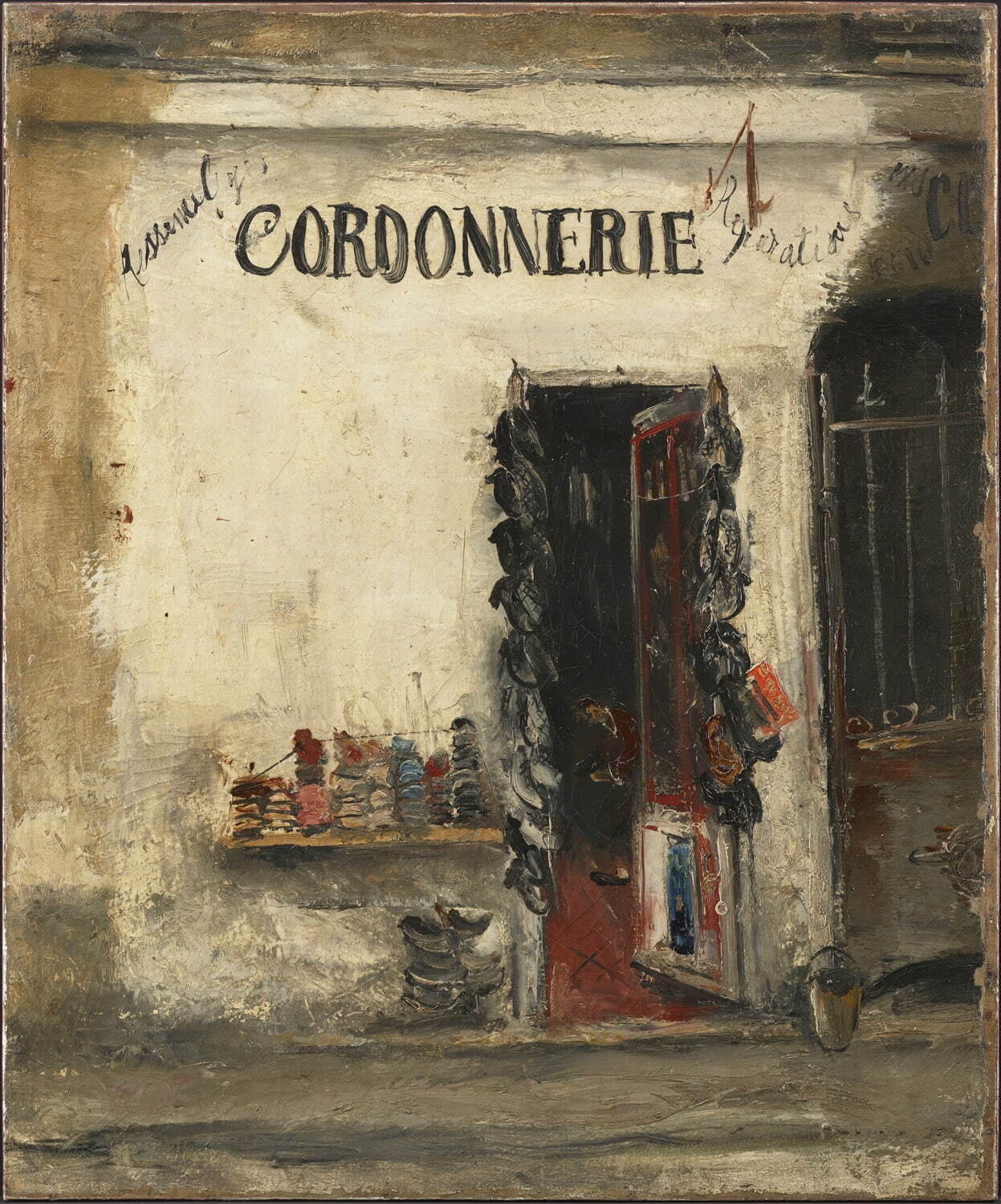 佐伯祐三《コルドヌリ(靴屋)》1925年 石橋財団アーティゾン美術館