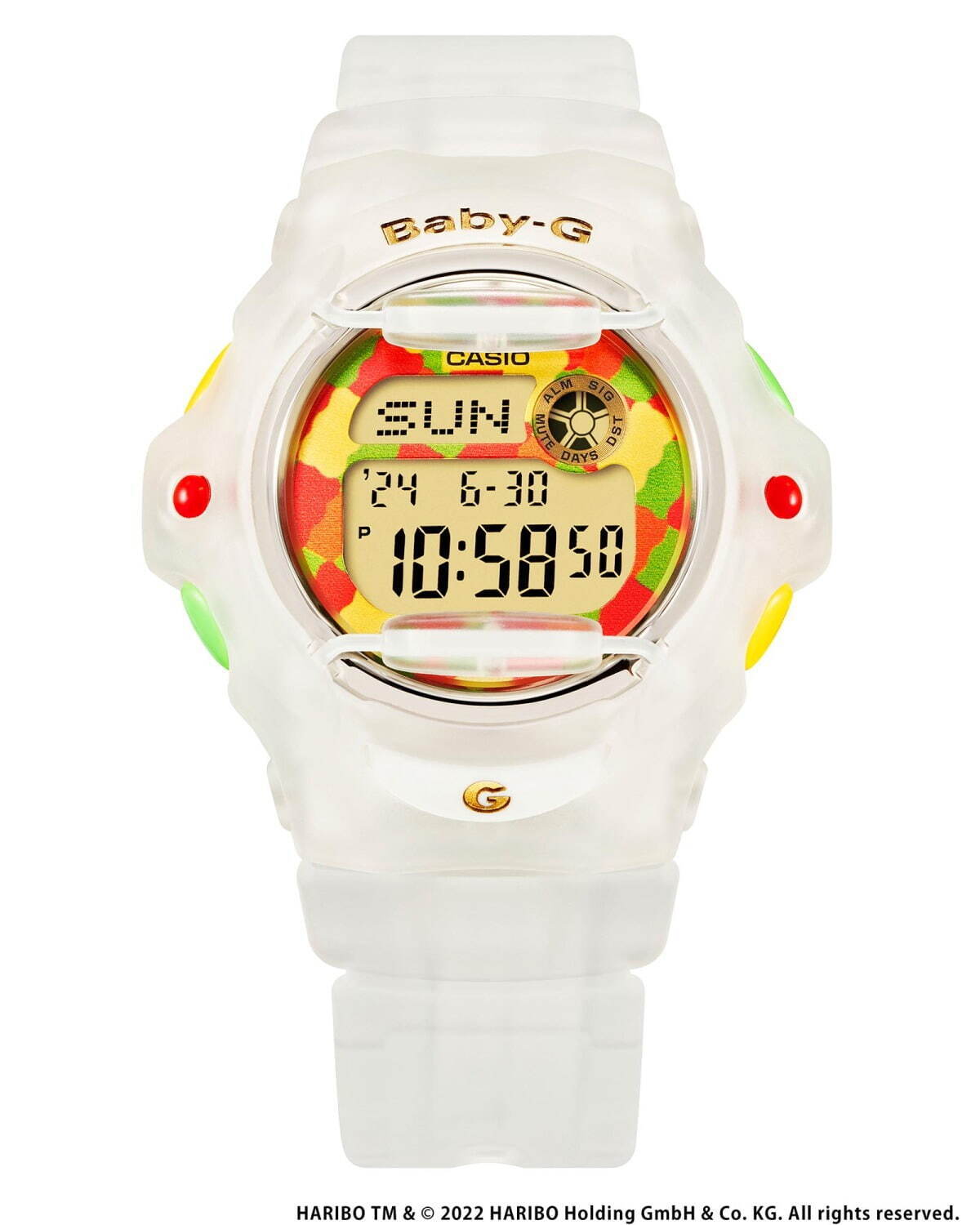 BABY-G×ハリボー「BG-169HRB」16,500円