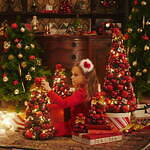 アフタヌーンティー・リビングのクリスマス限定アイテム、リンゴモチーフのツリーやスノードームほか｜写真13