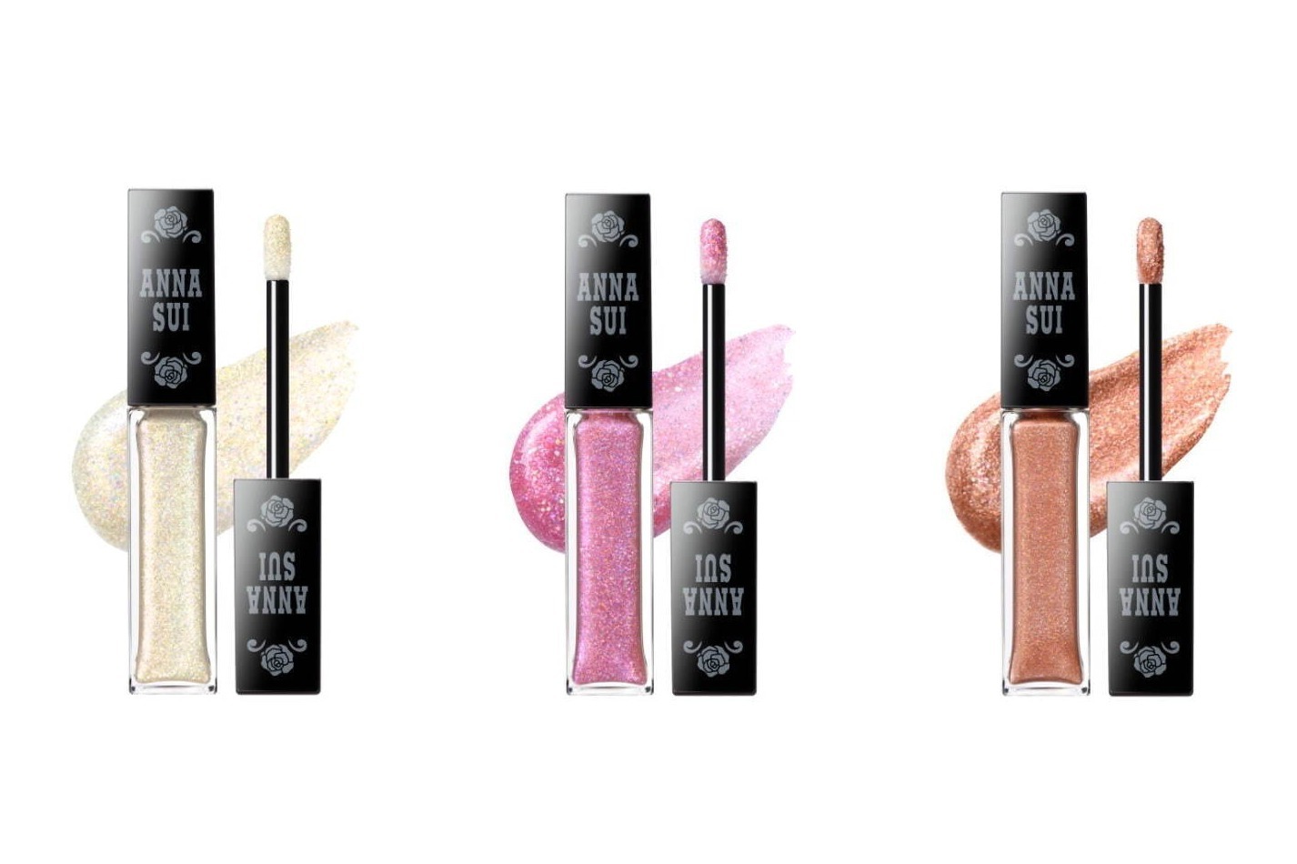 アナ スイ23年春コスメ、“目元のキラキラ”続く大粒ラメのアイグリッター＆アイメイクキット