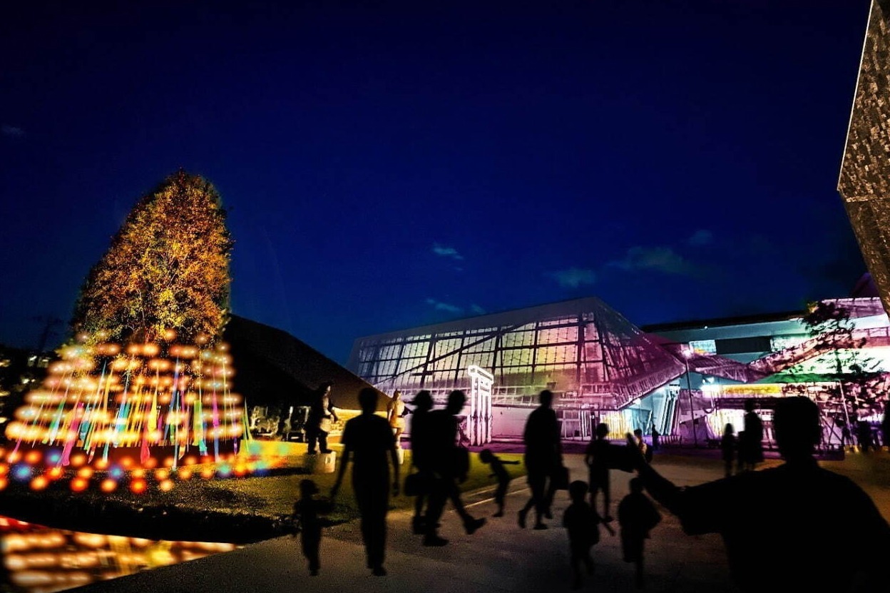 GREEN｜ところざわサクラタウンの22年イルミネーション、“サーカス＆遊園地”着想のカラフルなライトアップ
