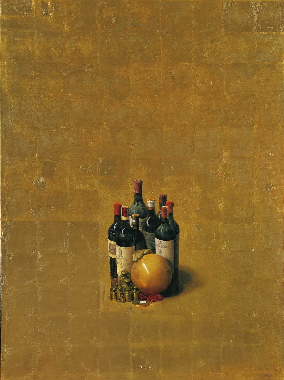 野田弘志《1・9・4・5》1986年 油彩・板 個人蔵