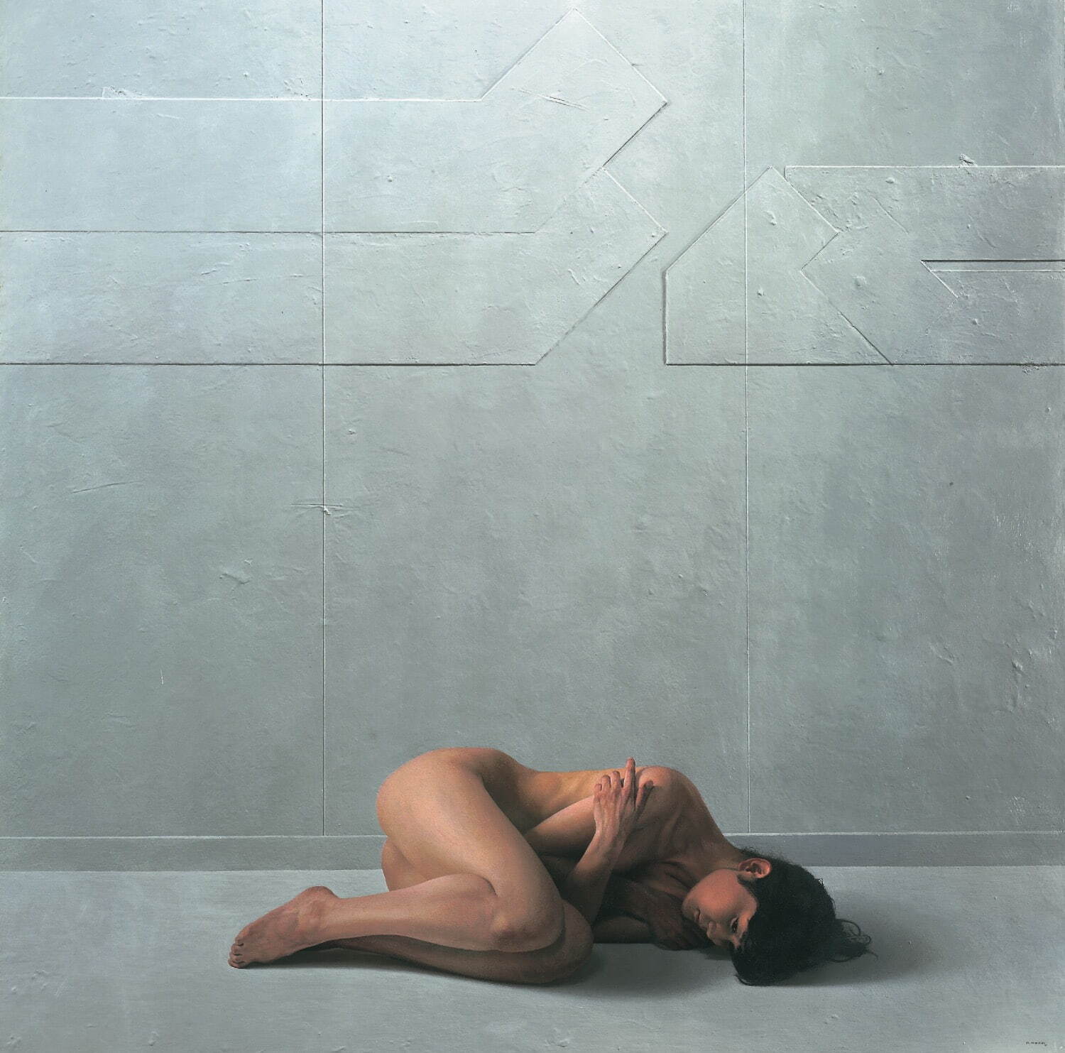 野田弘志《THE-1》1997-2000年 油彩・カンヴァス 一番星画廊