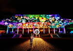京都・平安神宮×ネイキッドの夜間参拝アートイベント「ヨルモウデ」境内を幻想的にライトアップ｜写真1