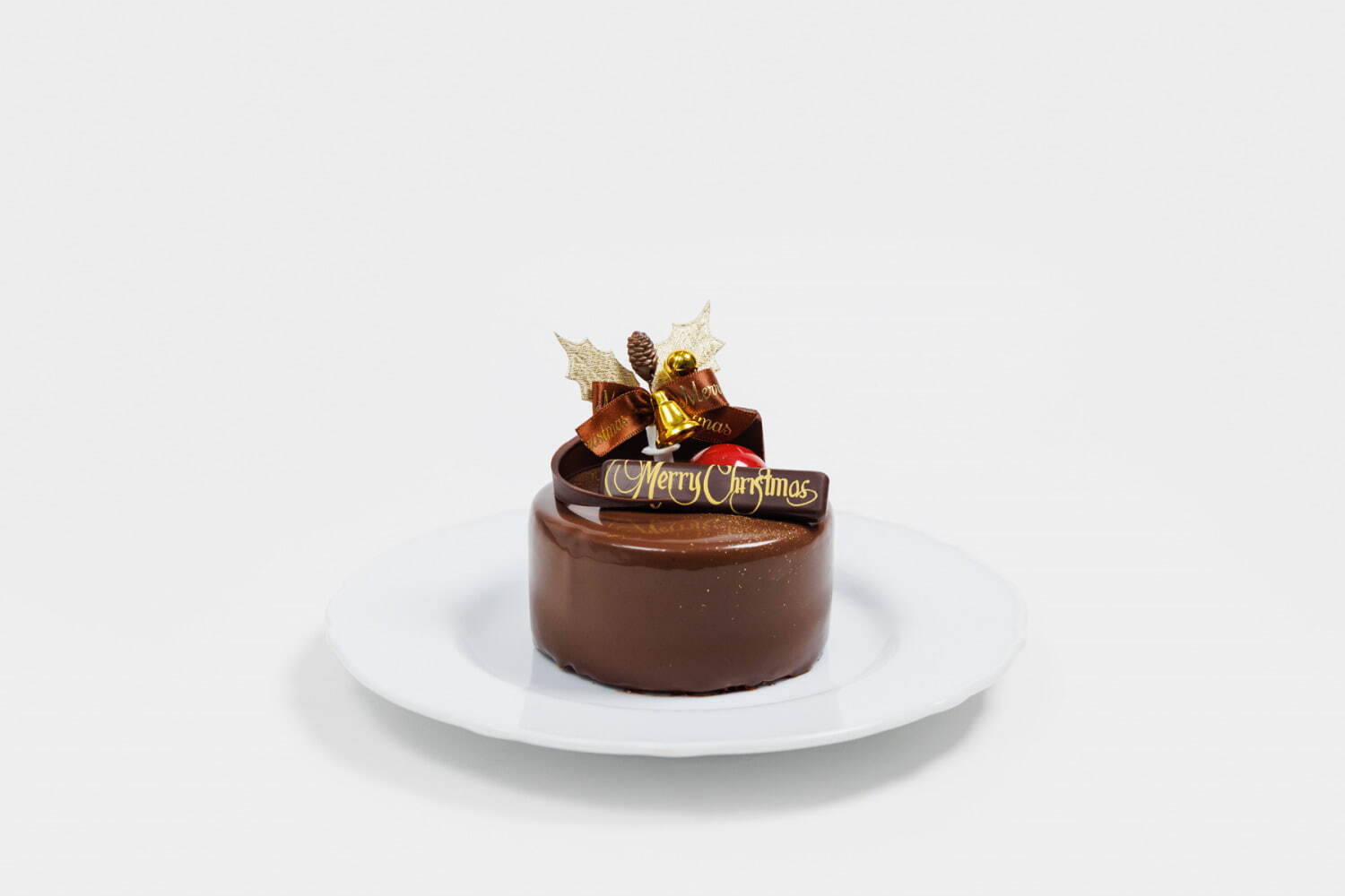 デカダンス ドュ ショコラ2022年クリスマスケーキ、柚子×ヘーゼルナッツのチョコレートケーキ｜写真6