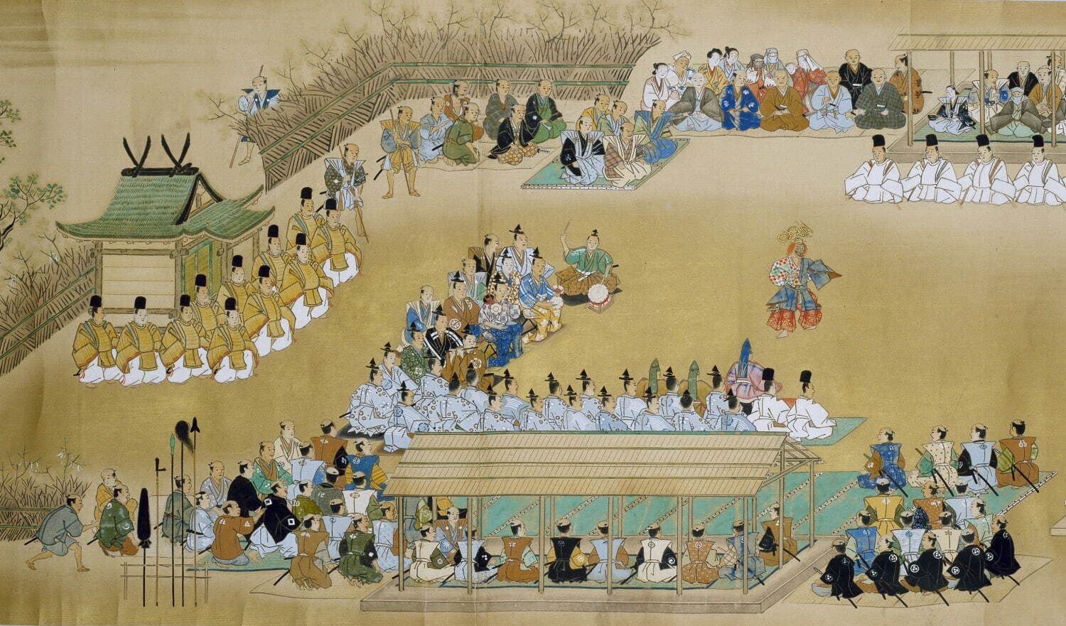 春日若宮御祭礼絵巻 上・中・下巻 江戸時代(17世紀) 奈良・春日大社
［通期展示(巻替えあり)］