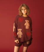 ジェラート ピケの22年クリスマス“ホリデーベア”主役のルームウェア、ぬいぐるみ付きカーデも｜写真5