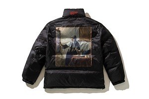 キネティクス×メトロポリタン美術館「水差しを持つ女」のコラボダウン、ファーストダウンのボディで