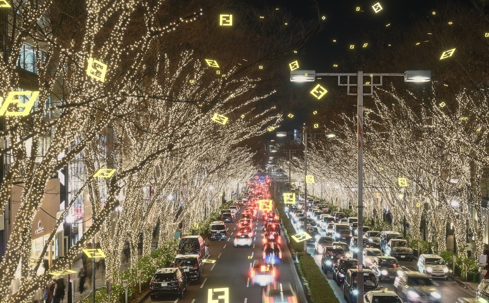 フェンディ(FENDI) 表参道 フェンディ イルミネーション 2022｜写真21