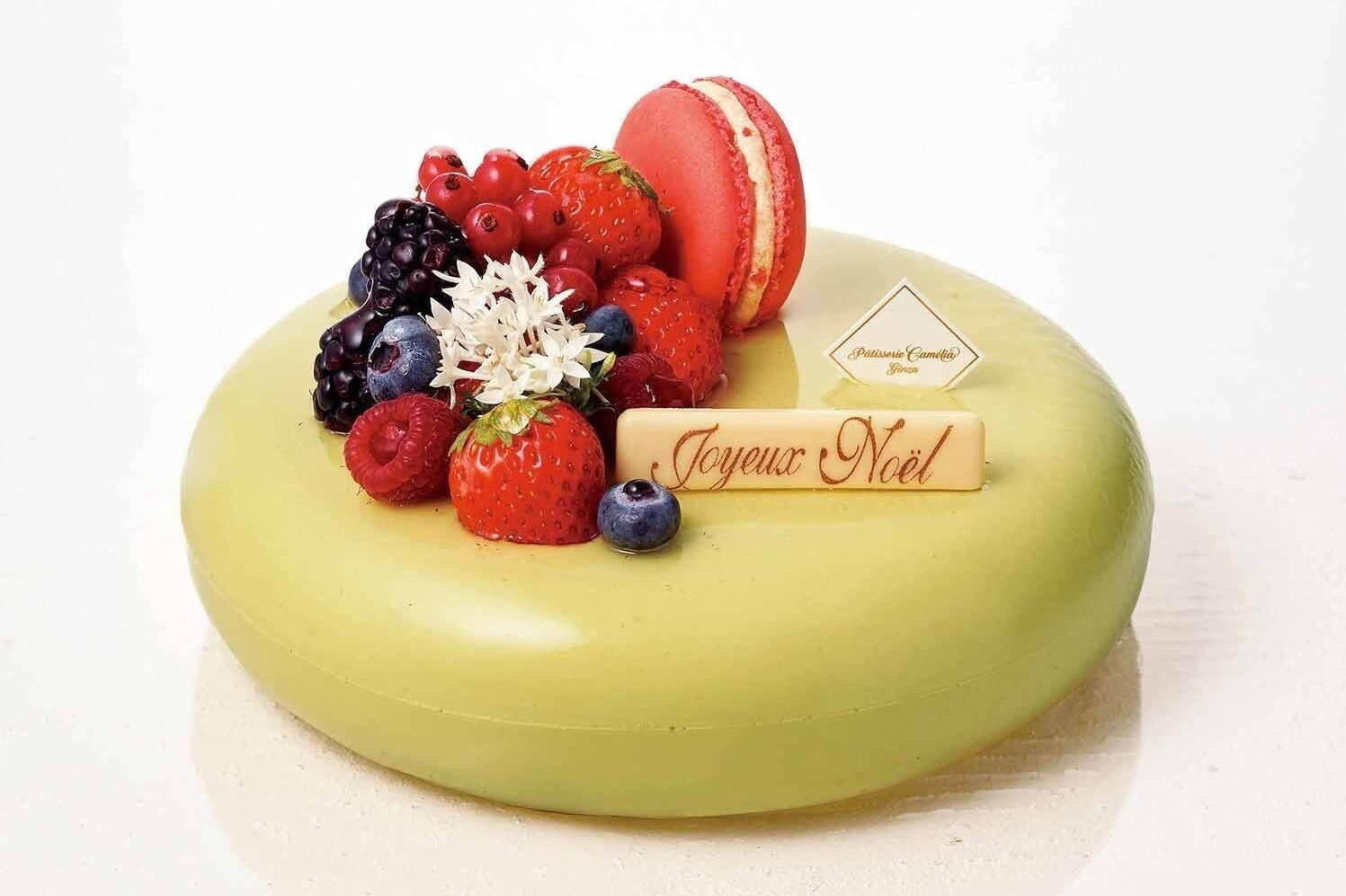 ブルーベリー｜そごう横浜店の22年クリスマスケーキ、“ベリー＆マカロン添え”ピスタチオムースなど