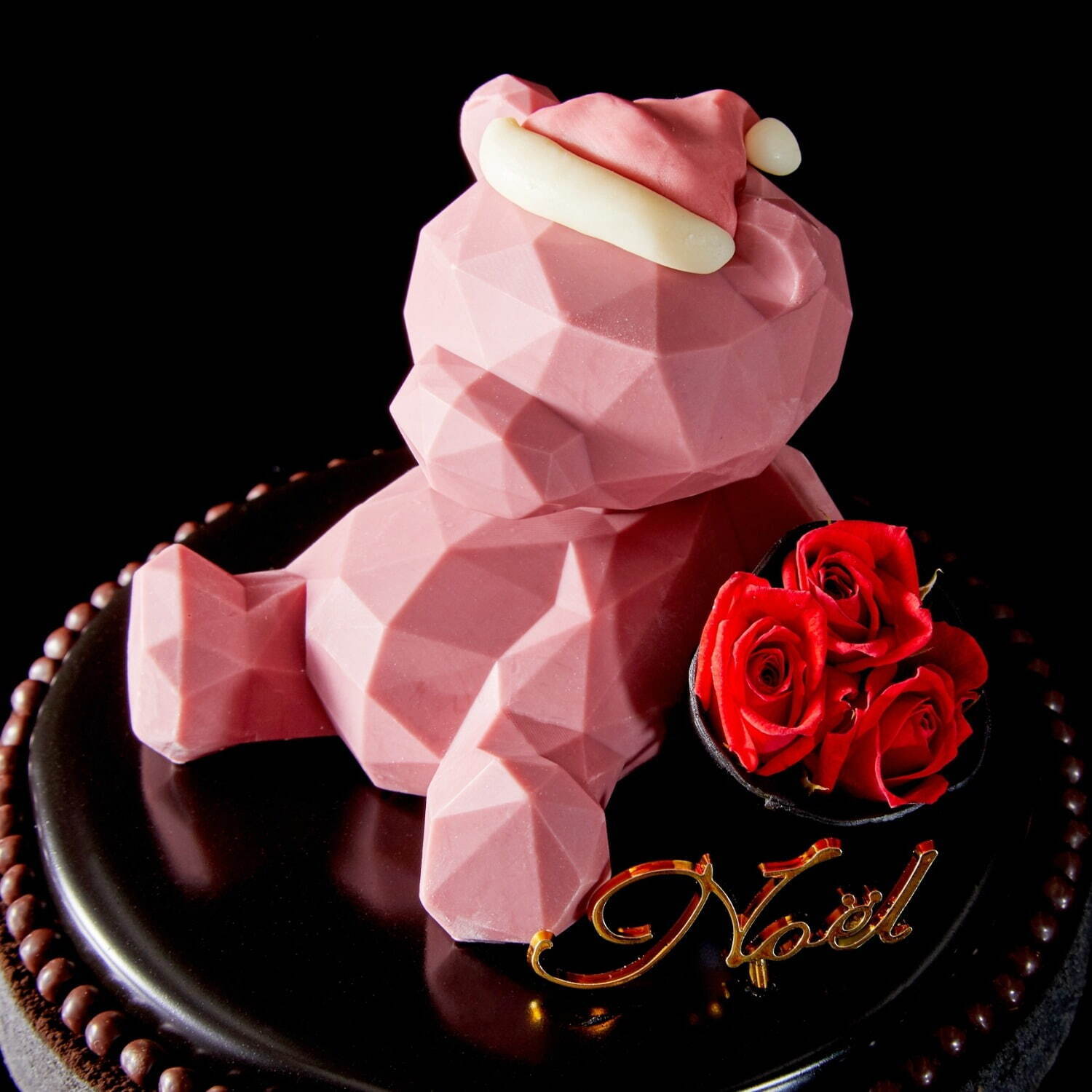 ルワンジュ東京22年クリスマスケーキ、“ピンクのクマ”を飾ったチョコケーキや“苺の森”ケーキなど｜写真4