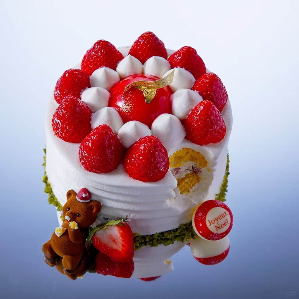 ルワンジュ東京22年クリスマスケーキ、“ピンクのクマ”を飾ったチョコケーキや“苺の森”ケーキなど｜写真14