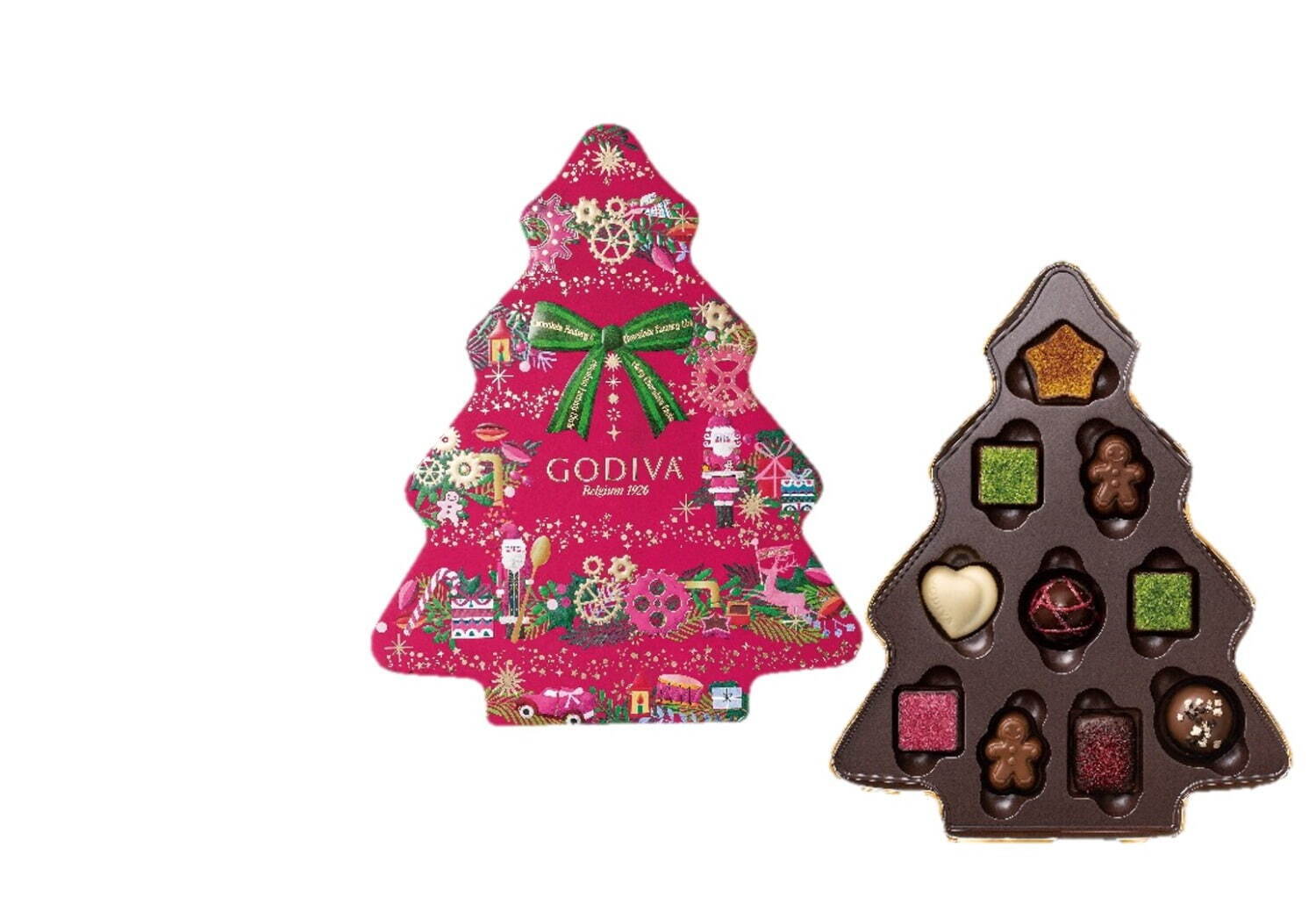ゴディバのクリスマス、”ツリー＆星型”チョコを入れた限定ボックスやアドベントカレンダー｜写真11