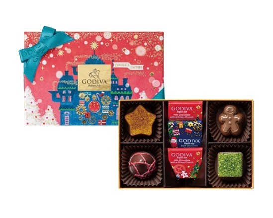 ゴディバのクリスマス、”ツリー＆星型”チョコを入れた限定ボックスやアドベントカレンダー｜写真14