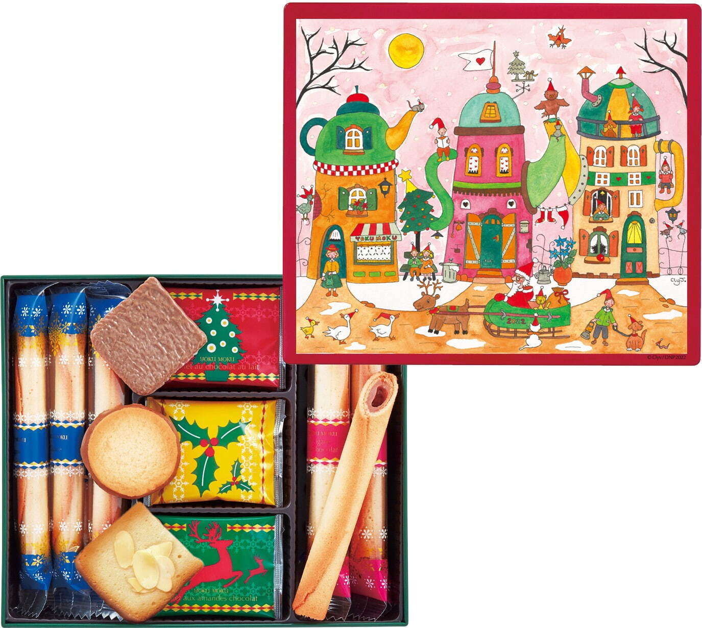 ヨックモックのクリスマスコレクション2022、スウェーデンの妖精を描いた限定デザイン缶｜写真9