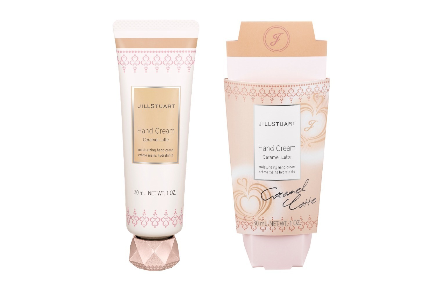 ジルスチュアート ビューティ23年春コスメ、“キャラメルラテの香り”のハンドクリームなど