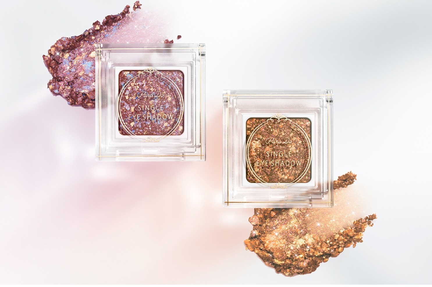バーガンディ｜パラドゥ22年冬コスメ“多才マーブルカラー”の単色アイシャドウ、煌めくバーガンディ＆ブラウン