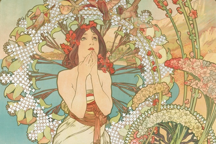 ポスター｜企画展「Bon Voyage!」大阪・ミュシャ館で - 世界各地ゆかりのミュシャ作品を紹介、ジュエリーも