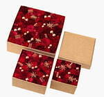 ニコライ バーグマン“クリスマスカラー”のフラワーボックス、赤い花々×ゴールドのオーナメント｜写真6