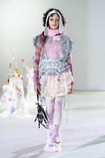 ルルムウ rurumu スヌード rurumu: fringe snood magenta - boys in the band