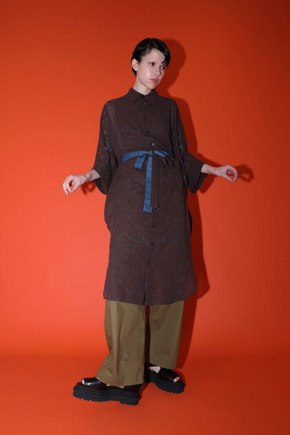 カミシマチナミ イエロー(KAMISHIMA CHINAMI YELLOW) 2023年春夏ウィメンズコレクション シルエット - 写真12