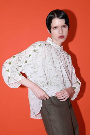 カミシマチナミ イエロー(KAMISHIMA CHINAMI YELLOW) 2023年春夏ウィメンズコレクション  - 写真10