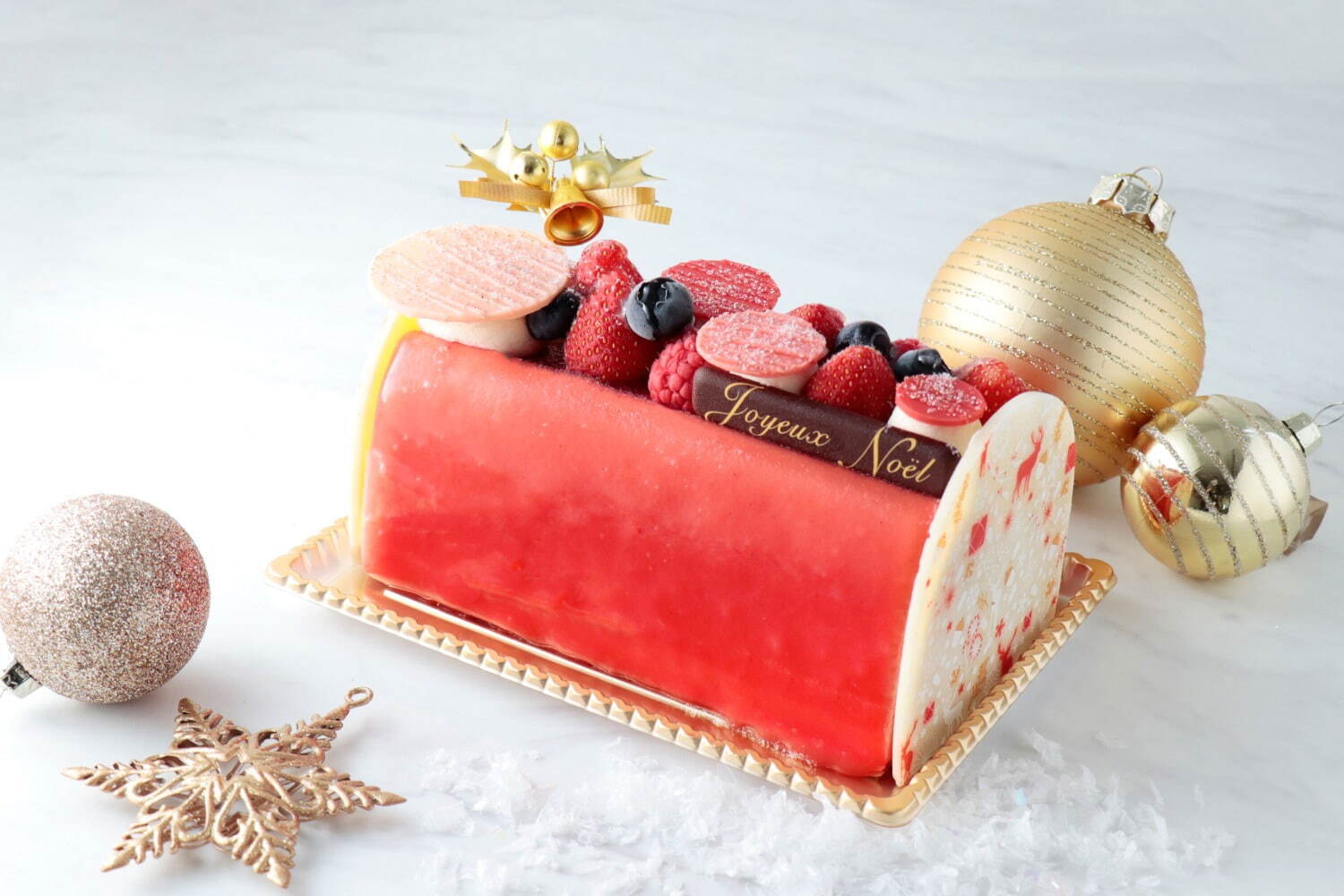 ベルアメールの2022年クリスマスケーキ、“雪”のような繊細ショートケーキなど｜写真9