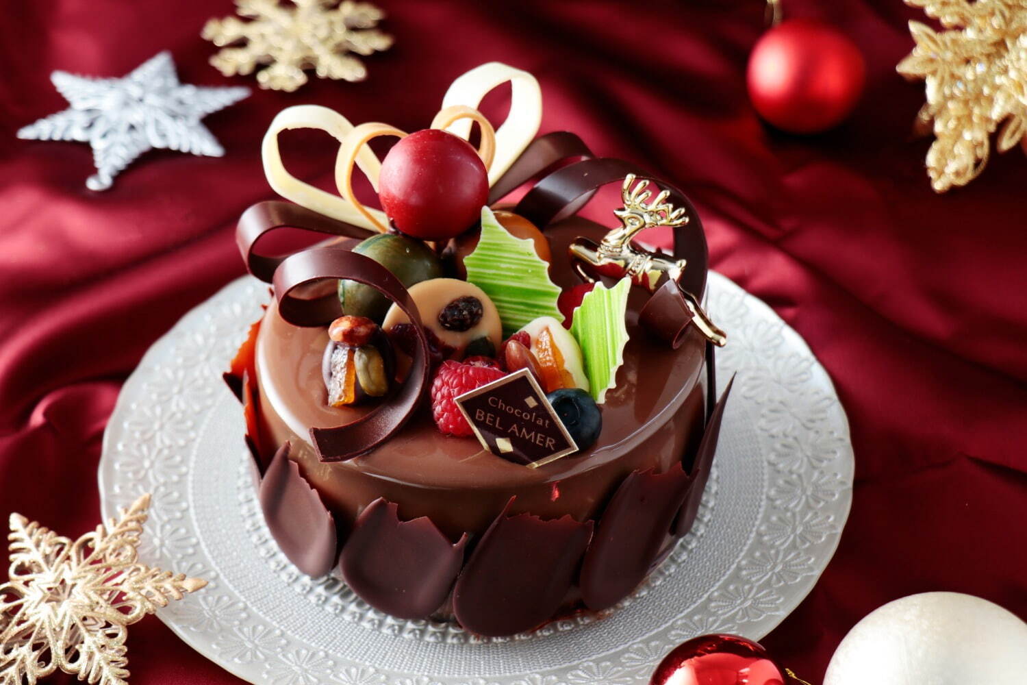 ベルアメールの2022年クリスマスケーキ、“雪”のような繊細ショートケーキなど｜写真11