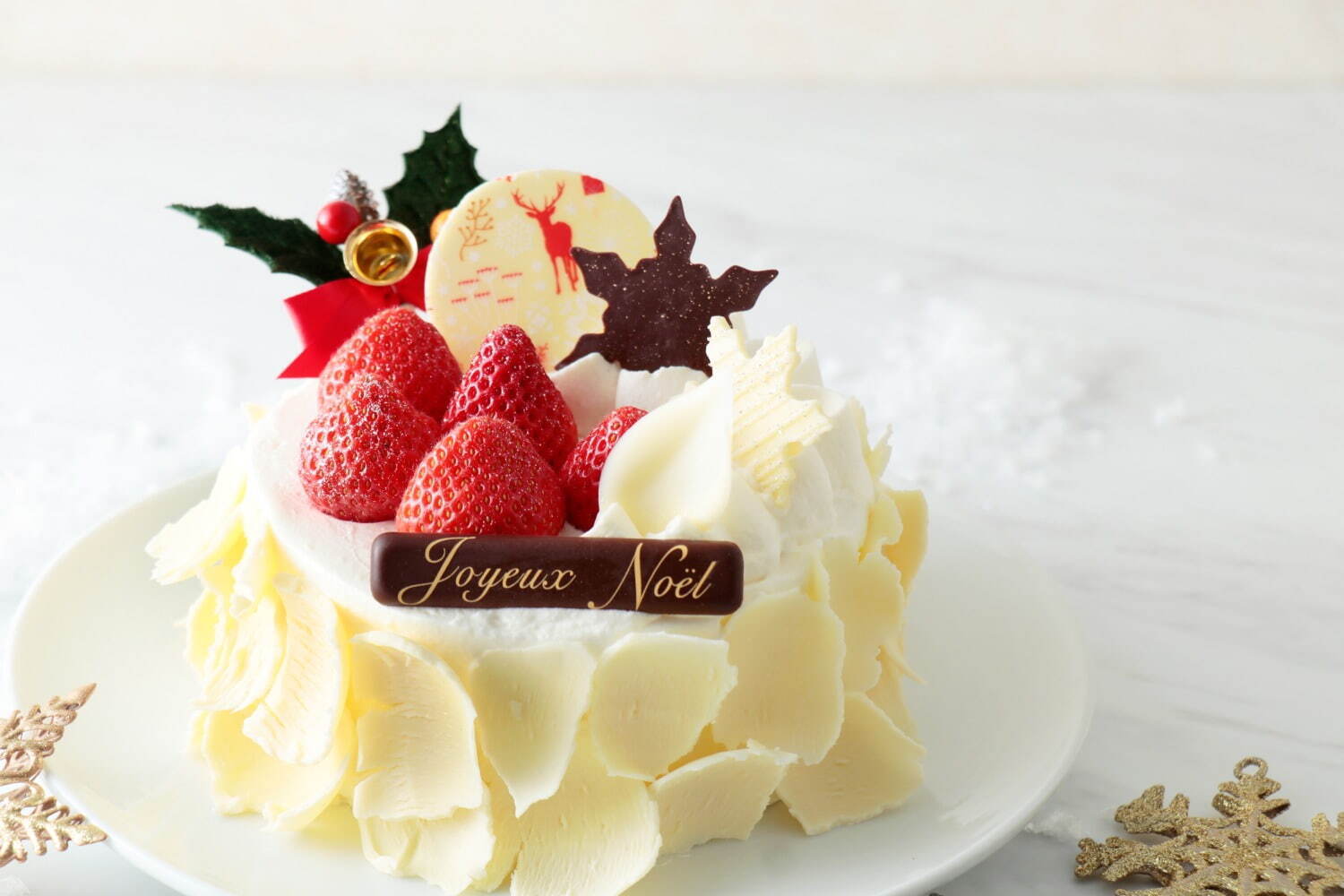 ベルアメールの2022年クリスマスケーキ、“雪”のような繊細ショートケーキなど｜写真6