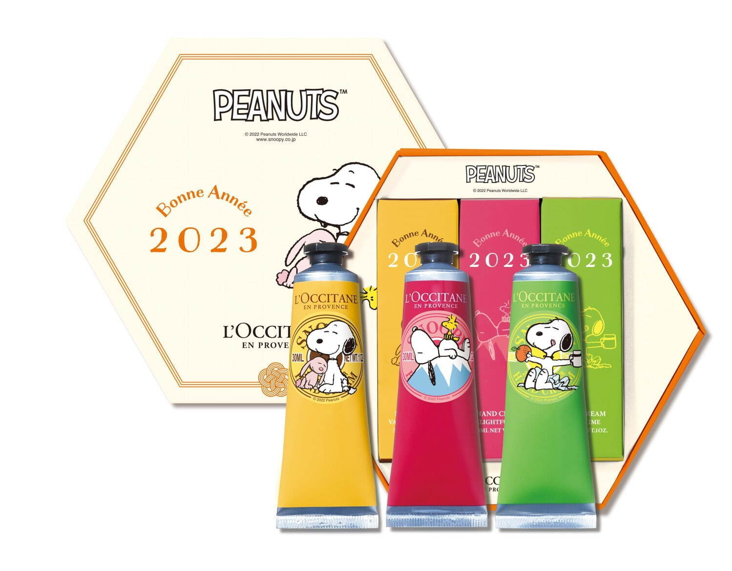 SNOOPY 2023 NEW YEAR ハンドクリームトリオ 4,290円