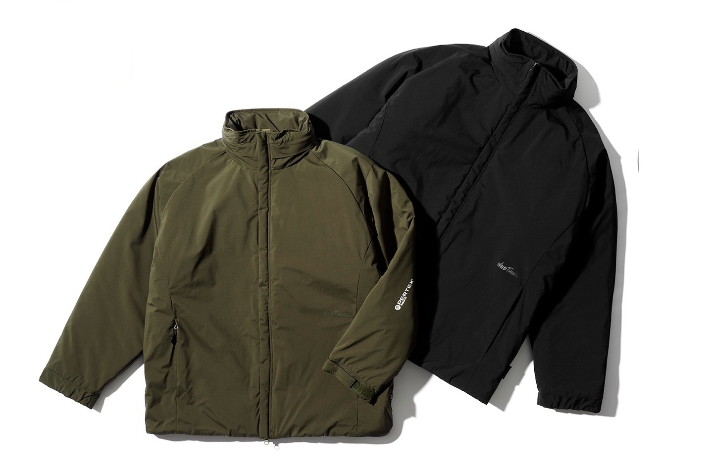 エストネーション×ワイルドシングス”中綿入り”ジャケット、襟元に収納できるフード付き