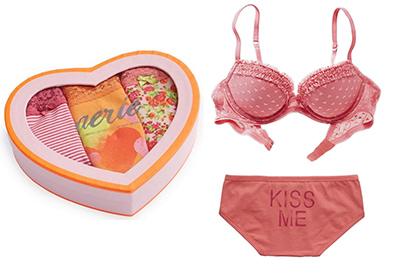 アメリカンイーグル姉妹ブランドのエアリー、バレンタイン限定のキュートな下着＆ギフトボックス発売