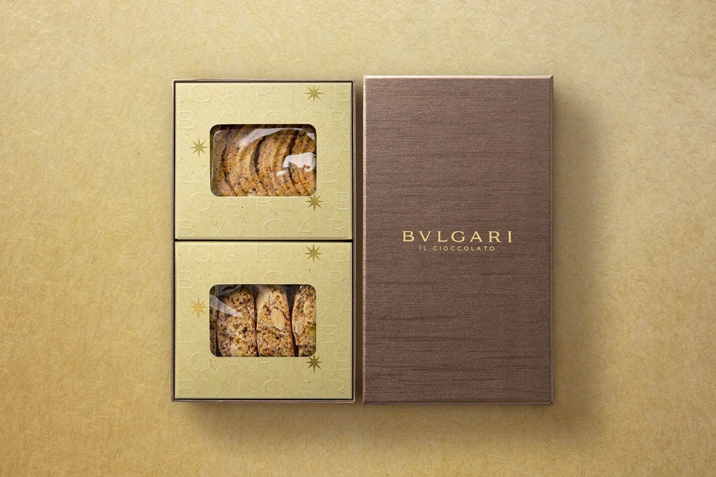 ブルガリ イル・チョコラートの伊伝統菓子“ビスコッティ”、米粉やコーヒー豆の風味豊かな味わい