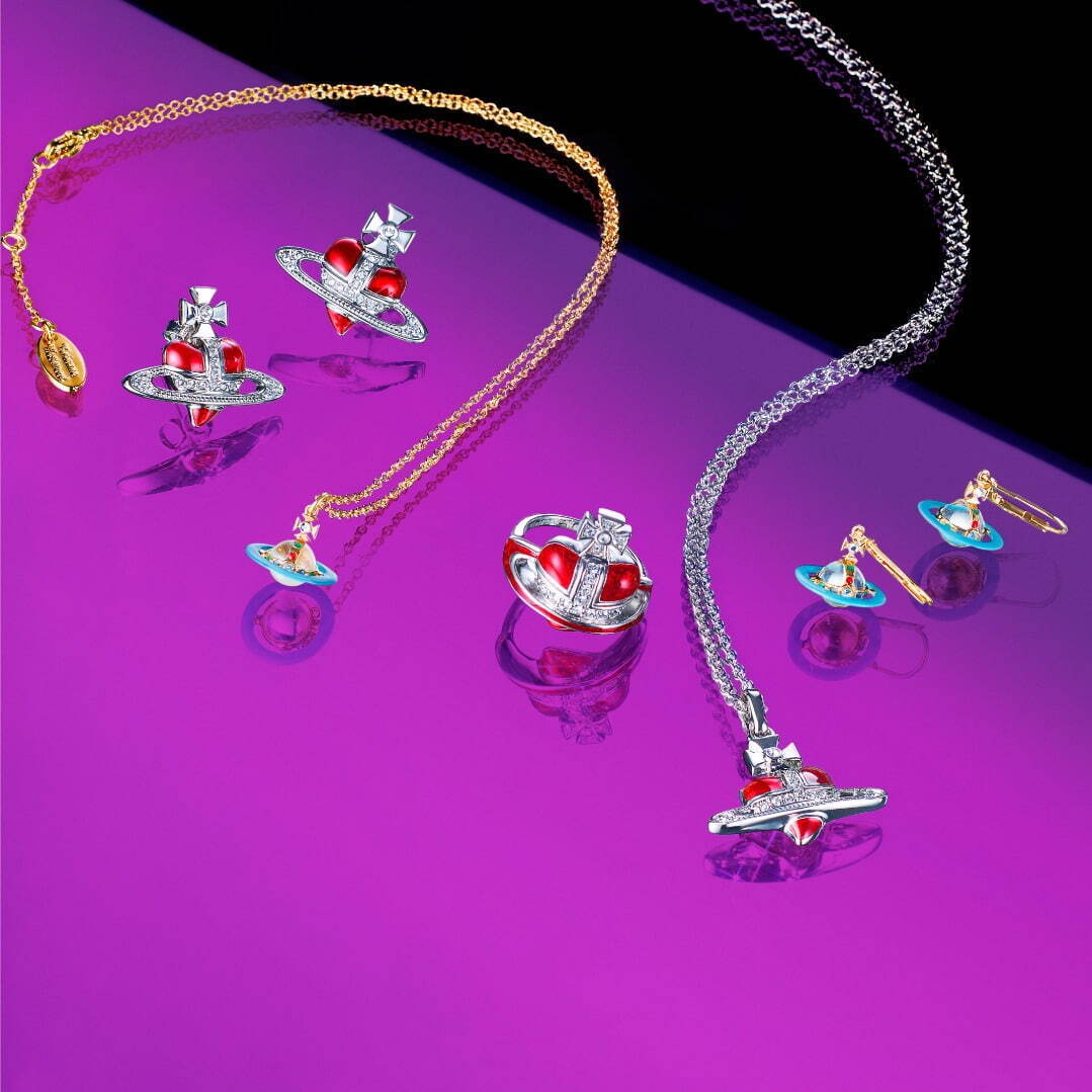 ヴィヴィアン ウエストウッド VIVIENNE WESTWOOD ネックレス NEW DIAMANTE HEART マティス ハートモチーフ ペンダント オーブ 2023年秋冬新作 630203BM 0050