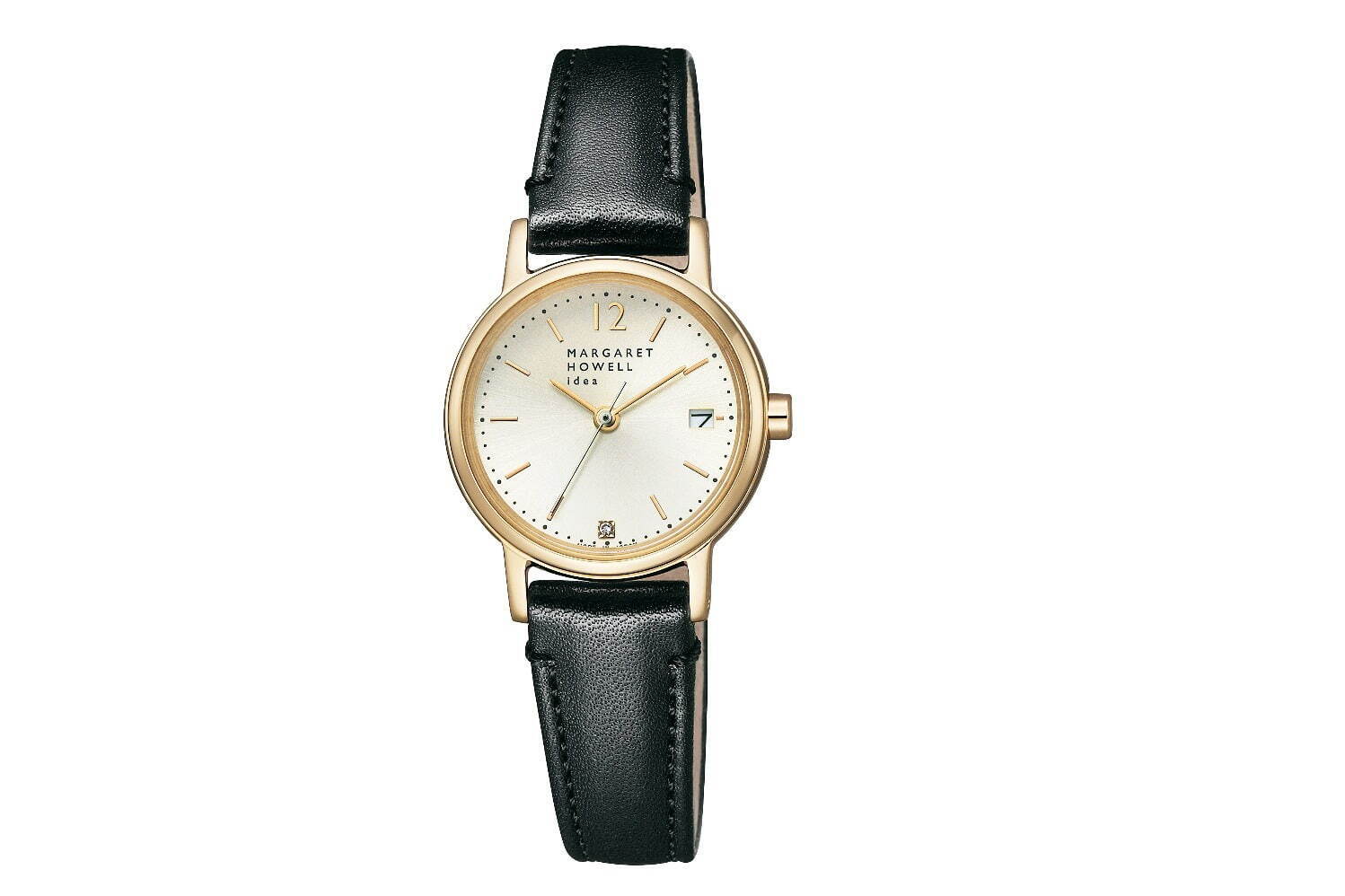 マーガレット・ハウエル アイデア腕時計、輝く”ダイヤモンド”を配した