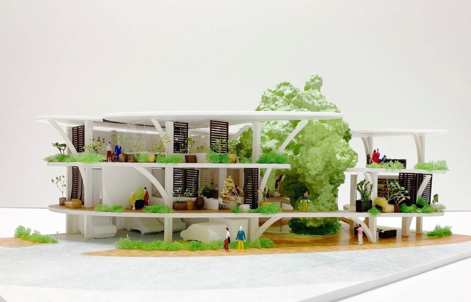 百佑(バイヨ)オフィス 模型 台湾 高雄市 進行中 ※RHTAAと共同設計
©SUEP.