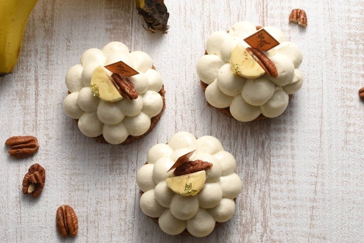 フレデリック・カッセル限定”バナナ×ナッツ”の濃厚タルト、紅玉のタルトタタンも