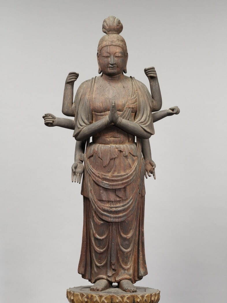 ◎古道具 庵々◎江戸時代 気品高い木彫木造 大黒天像□神棚宮