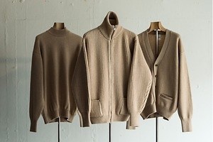 ヘリル“最高級カシミヤ”のドライバーズニット、レショップ別注で - レユッカスとのビットブーツも